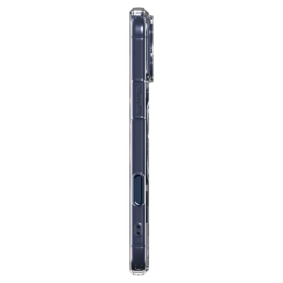 Etui Spigen Thin Fit MagSafe na iPhone 17 Pro - przezroczysto-granatowe