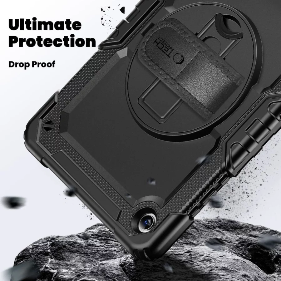 Etui Tech-Protect Solid na Samsung Galaxy Tab A9+ / A11+ Plus 11.0 X210 / X215 / X216 / X230 / X235 / X236 - czarne