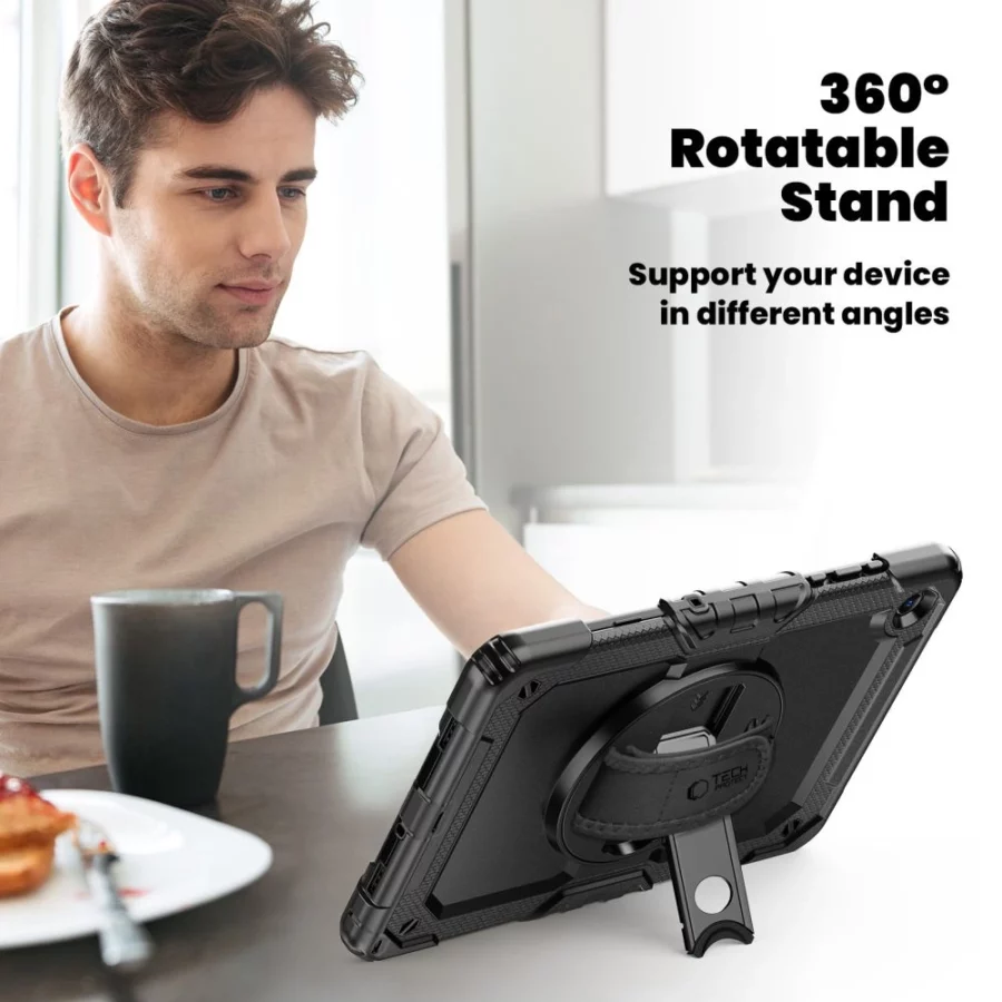 Etui Tech-Protect Solid na Samsung Galaxy Tab A9+ / A11+ Plus 11.0 X210 / X215 / X216 / X230 / X235 / X236 - czarne