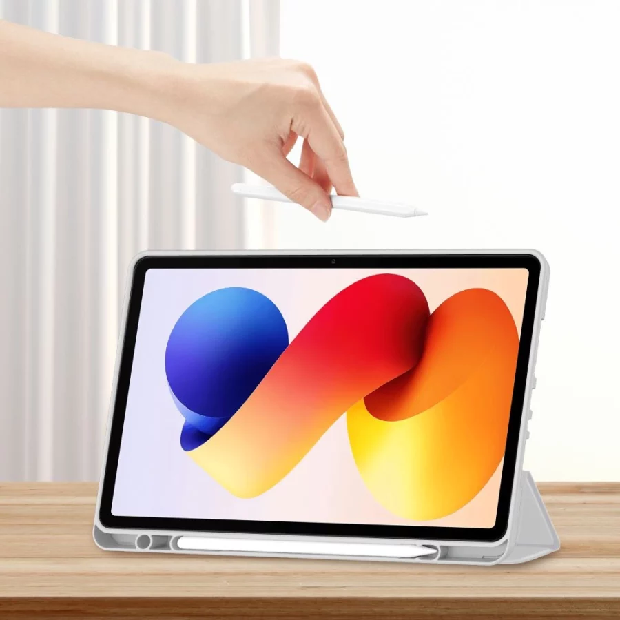 Etui TechProtect SmartCase Pen na Xiaomi Poco Pad M1 / Redmi Pad 2 Pro 12.1 - szare