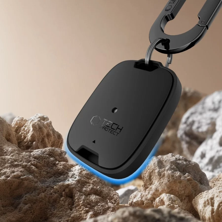 Etui Tech-Protect Velar na Apple AirTag 1 / 2 - czarne