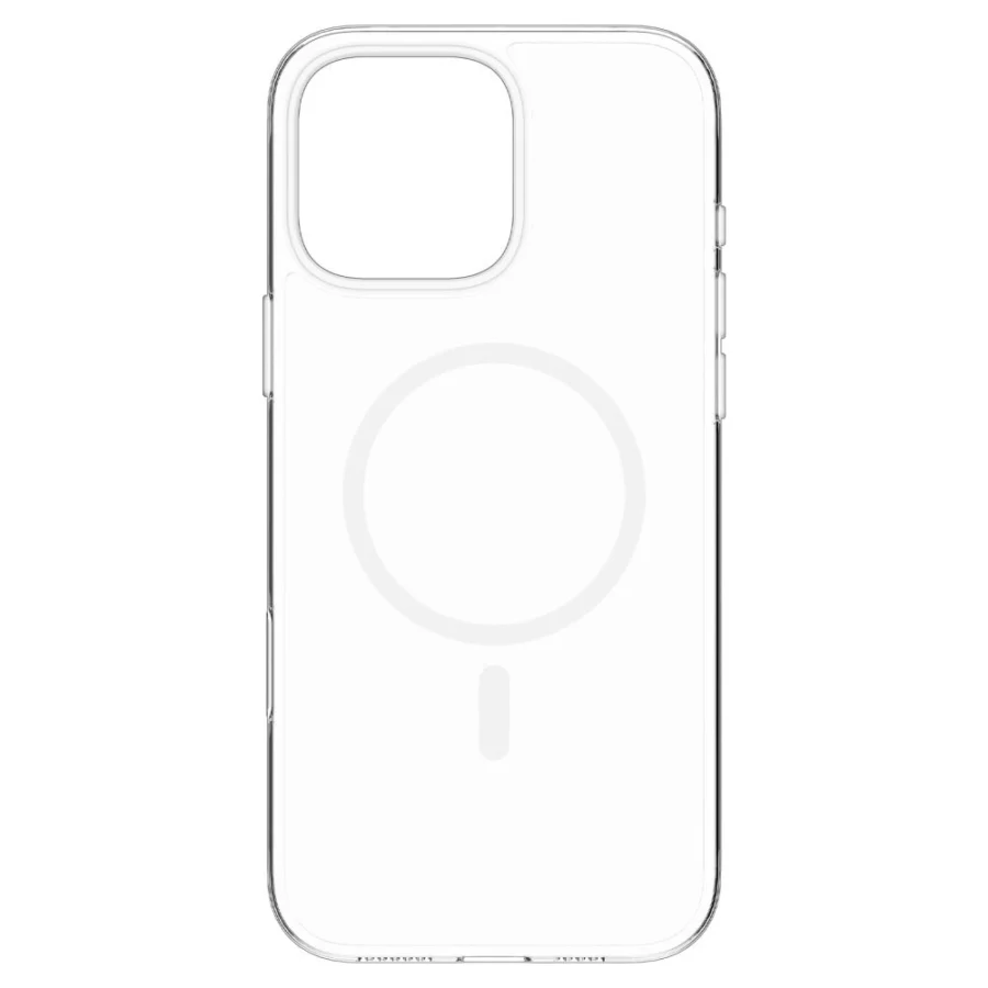 Etui Spigen Thin Fit MagSafe na iPhone 16 Pro - przezroczysto-białe