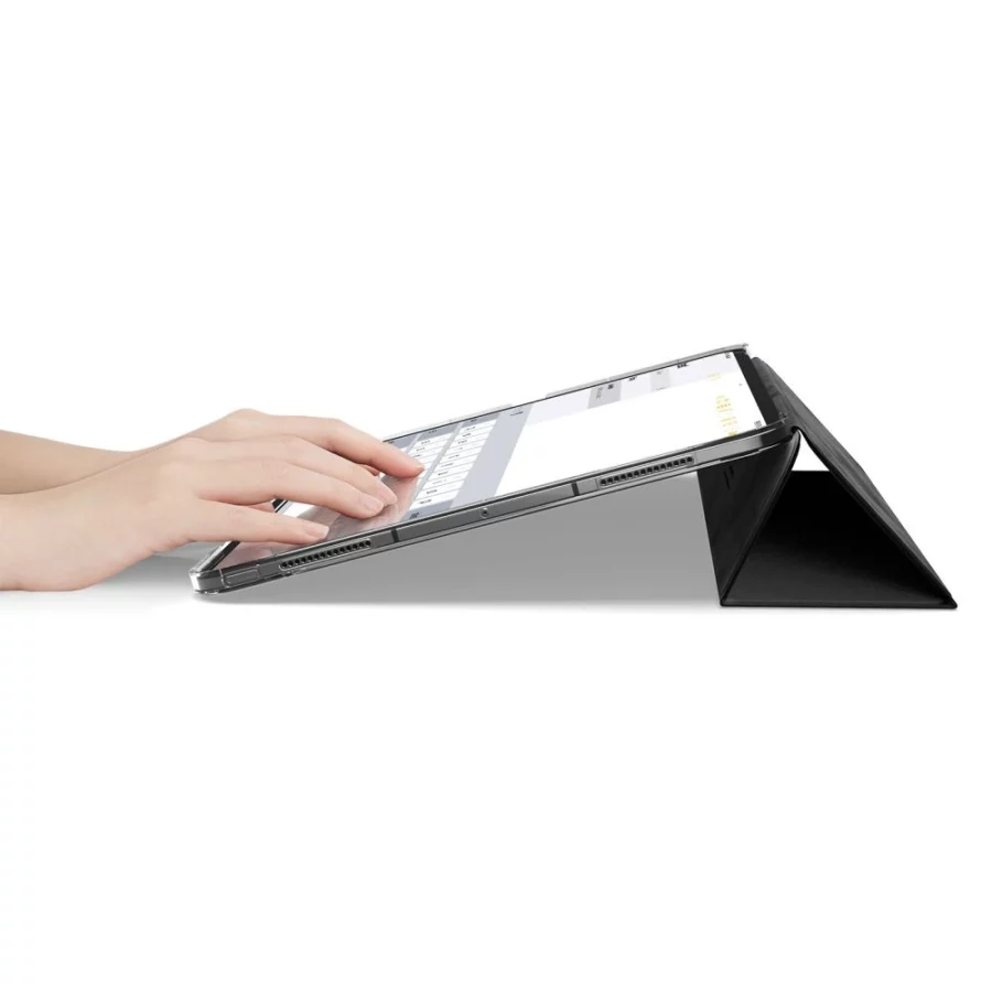 Etui Spigen Liquid Air Folio na iPad Pro 13" 7 / 8 / 2024-2025 - czarne