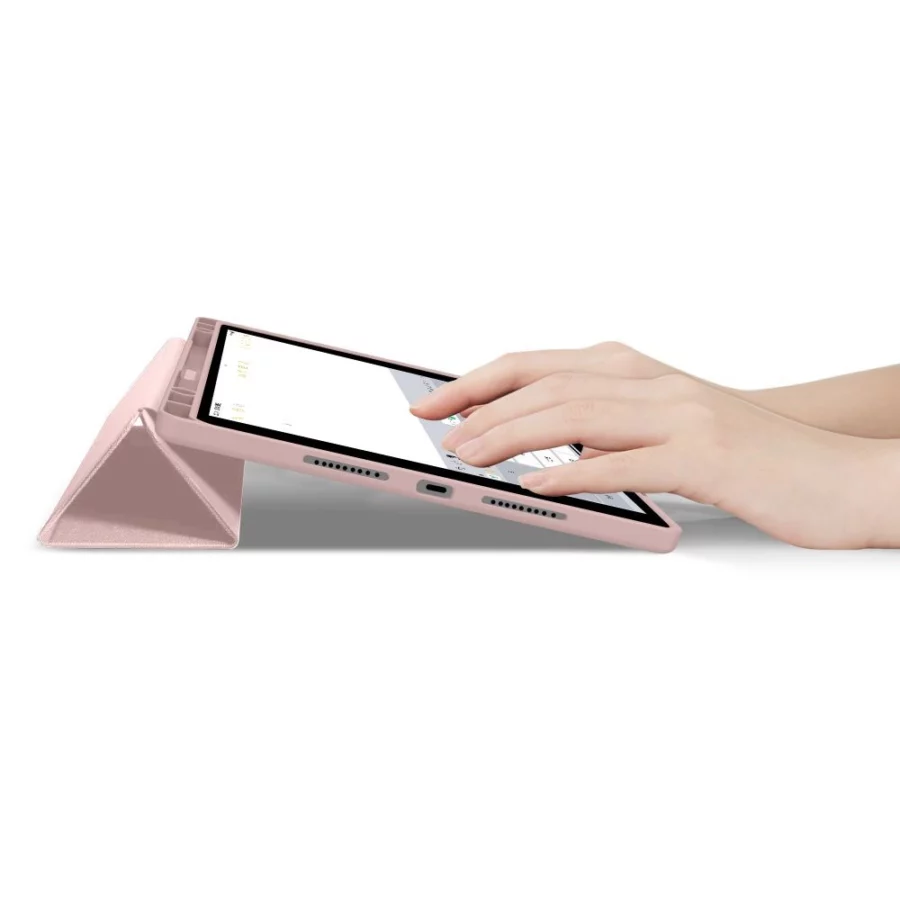 Etui TechProtect SmartCase Pen na Lenovo Idea Tab Plus 12.1 TB-361 - różowe