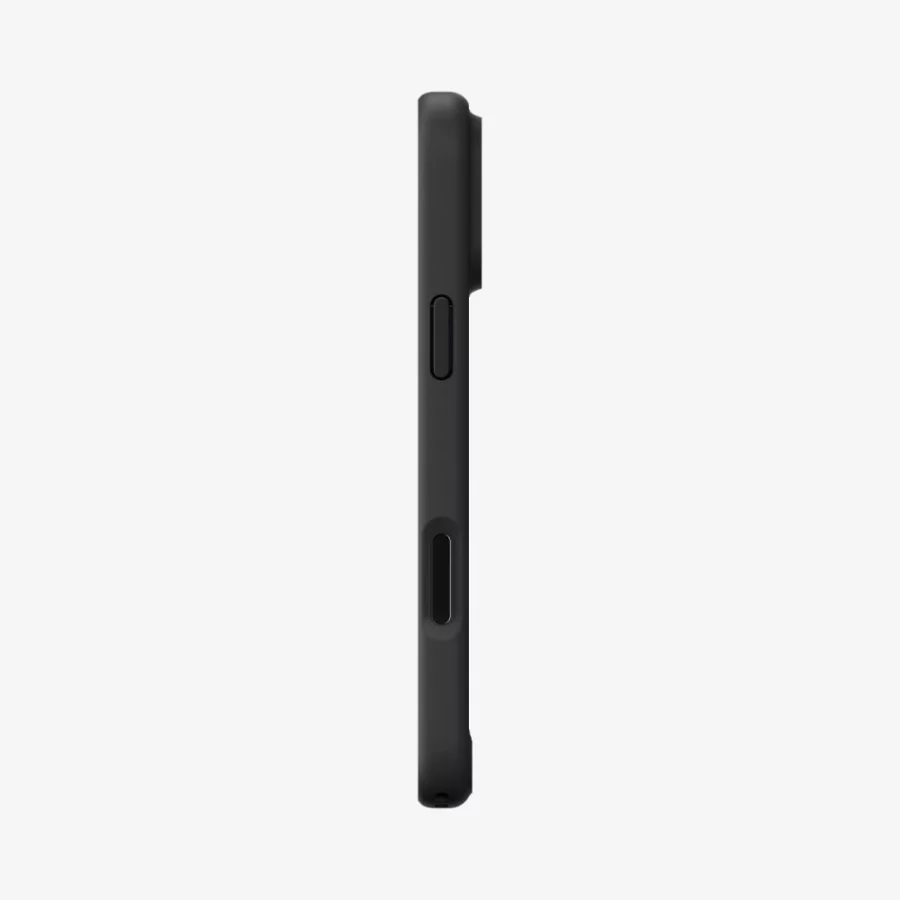 Etui Spigen Ultra Hybrid MagSafe na iPhone 17 Pro - czarno-pomarańczowy