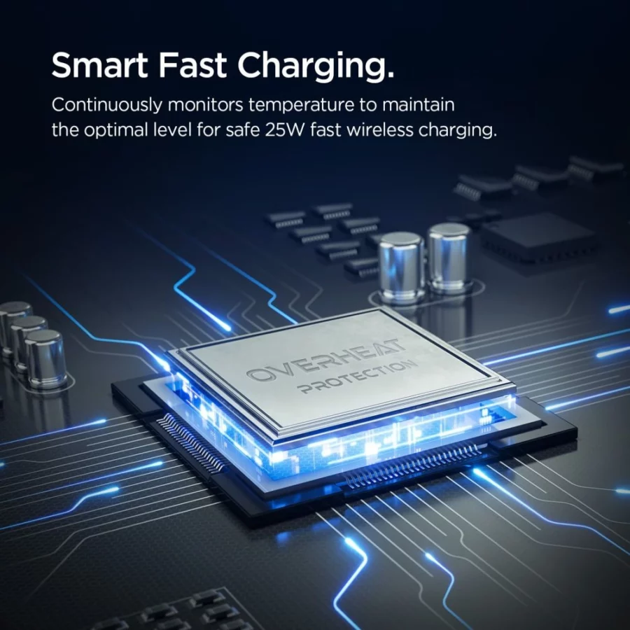 Uchwyt Samochodowy Spigen Essential EV25MFAQ Magnetic MagSafe na kratkę nawiewu - czarny
