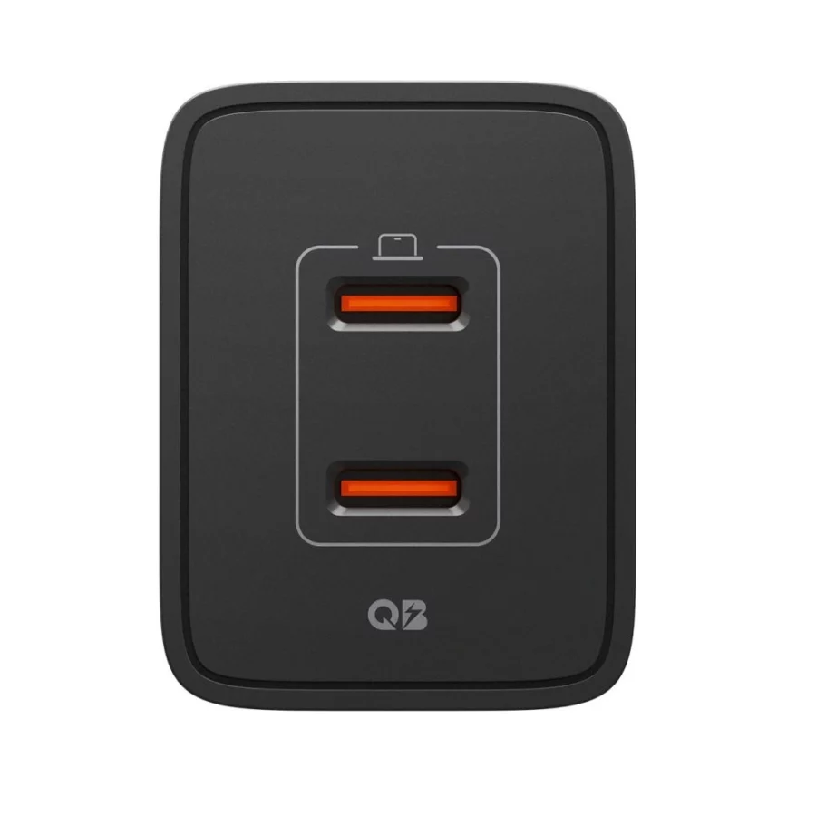 Ładowarka sieciowa Spigen Essential EE472EU 2-porty USC-C 47W - czarna