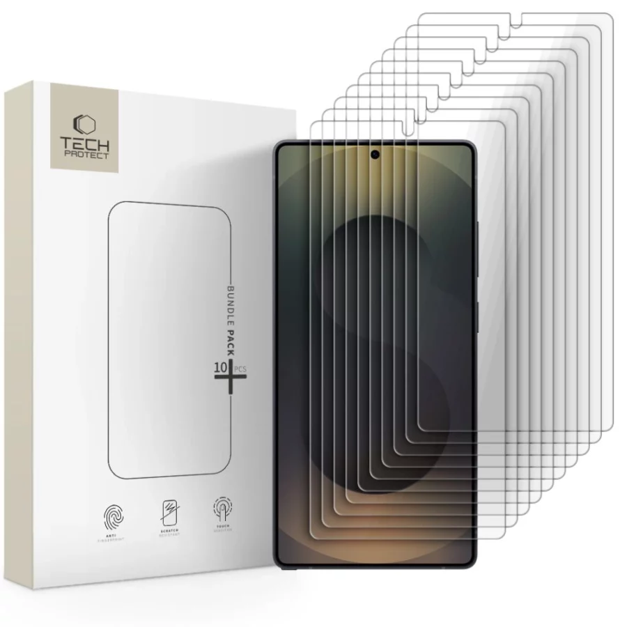 Szkło Hartowane Tech-Protect Bundle 10-pack na Samsung Galaxy S25