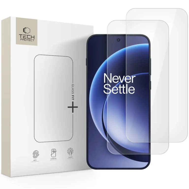 Szkło hartowane Tech-Protect Glass Fit+ 2-pack na OnePlus 15