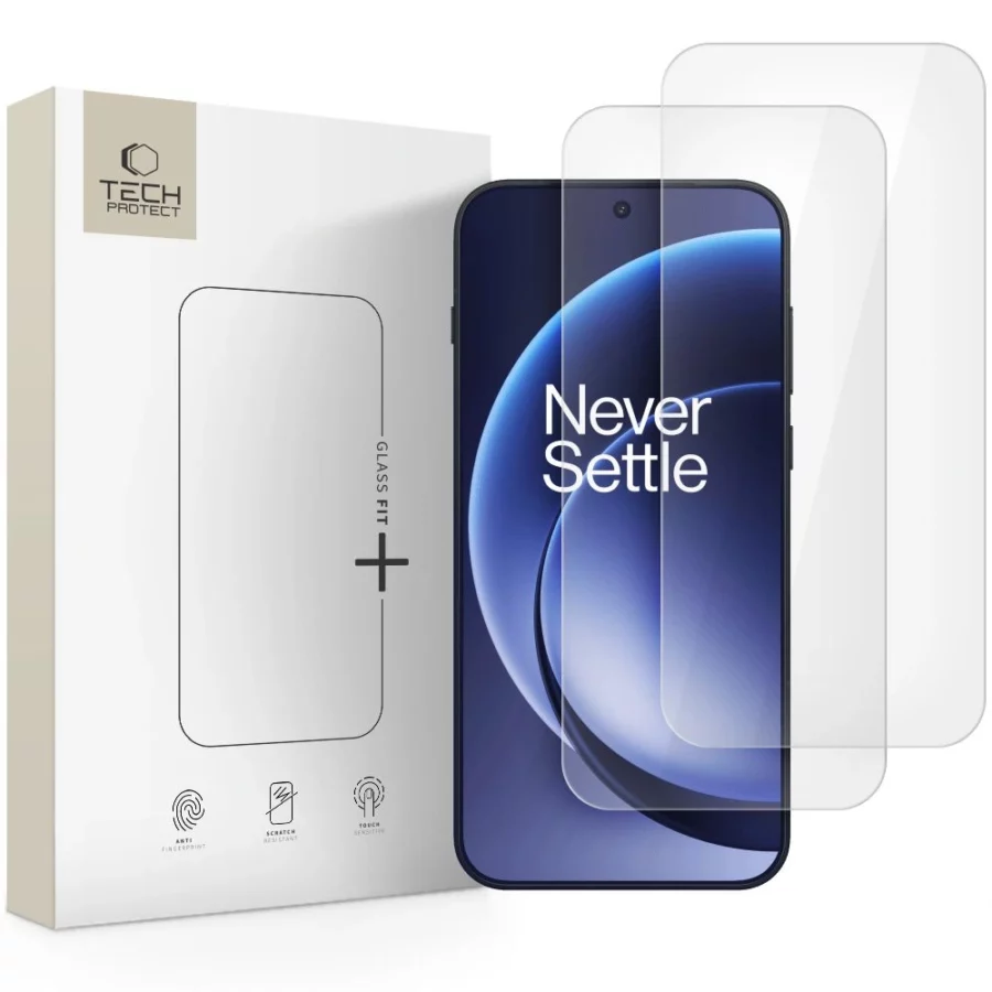 Szkło hartowane Tech-Protect Glass Fit+ 2-pack na OnePlus 15
