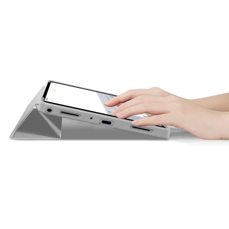 Etui TechProtect SmartCase na Samsung Galaxy Tab A9+ / A11+ Plus 11.0 X210 / X215 / X216 / X230 / X235 / X236 - szare
