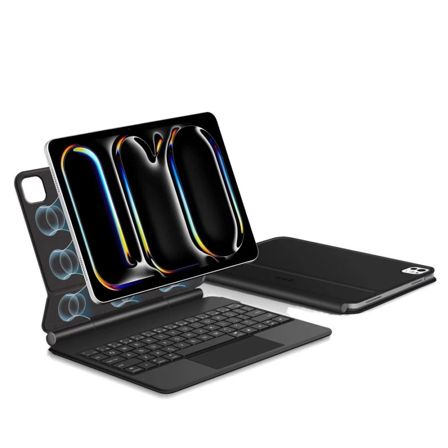 Etui Tech-Protect SmartCase Magnetic na iPad Pro 11” 5 / 6 2024-2025 - czarne