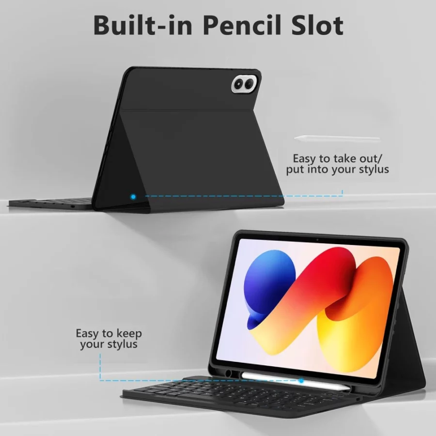 Etui Tech-Protect SC Pen na Xiaomi Poco Pad M1 / Redmi Pad 2 Pro 12.1 - czarne