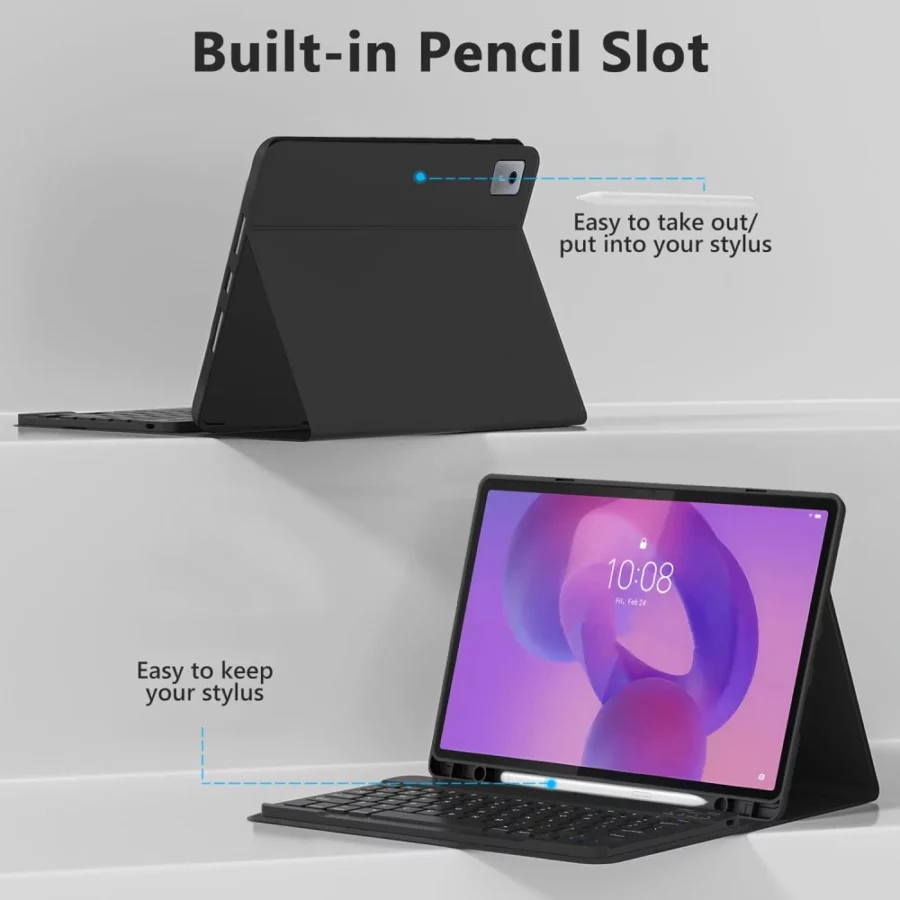 Etui Tech-Protect SC Pen na Lenovo Idea Tab Plus 12.1 TB-361 - czarne