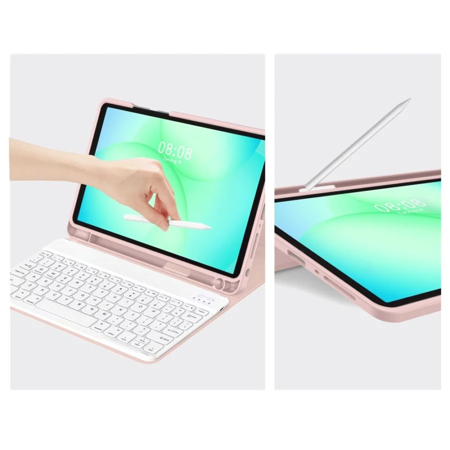 Etui Tech-Protect SC Pen na Samsung Galaxy Tab A9+ / A11+ Plus 11.0 X210 / X215 / X216 / X230 / X235 / X236 - różowe