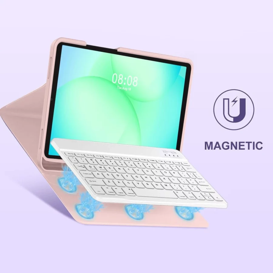 Etui Tech-Protect SC Pen na Samsung Galaxy Tab A9+ / A11+ Plus 11.0 X210 / X215 / X216 / X230 / X235 / X236 - różowe