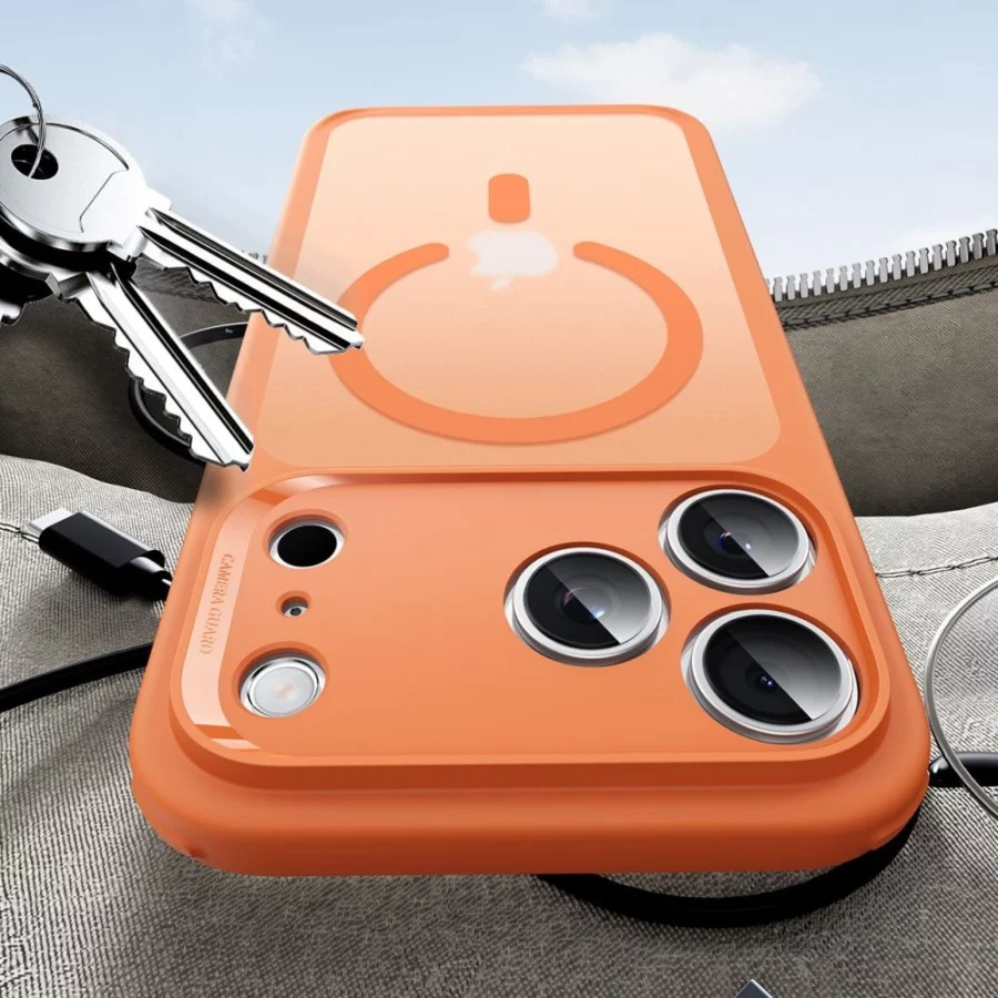 Etui ESR Classic Hybrid MagSafe na iPhone 17 Pro Max - przezroczysto-pomarańczowe