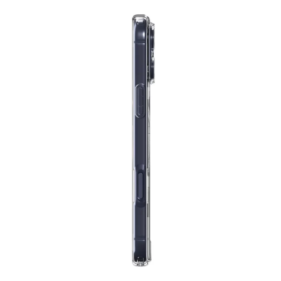 Etui Spigen Ultra Hybrid MagSafe na iPhone 17 Pro - przezroczysto-granatowe