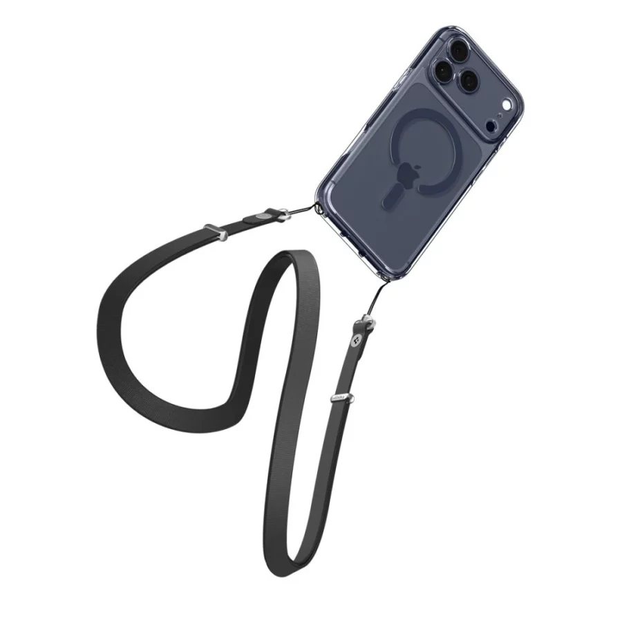 Etui Spigen Ultra Hybrid MagSafe na iPhone 17 Pro - przezroczysto-granatowe