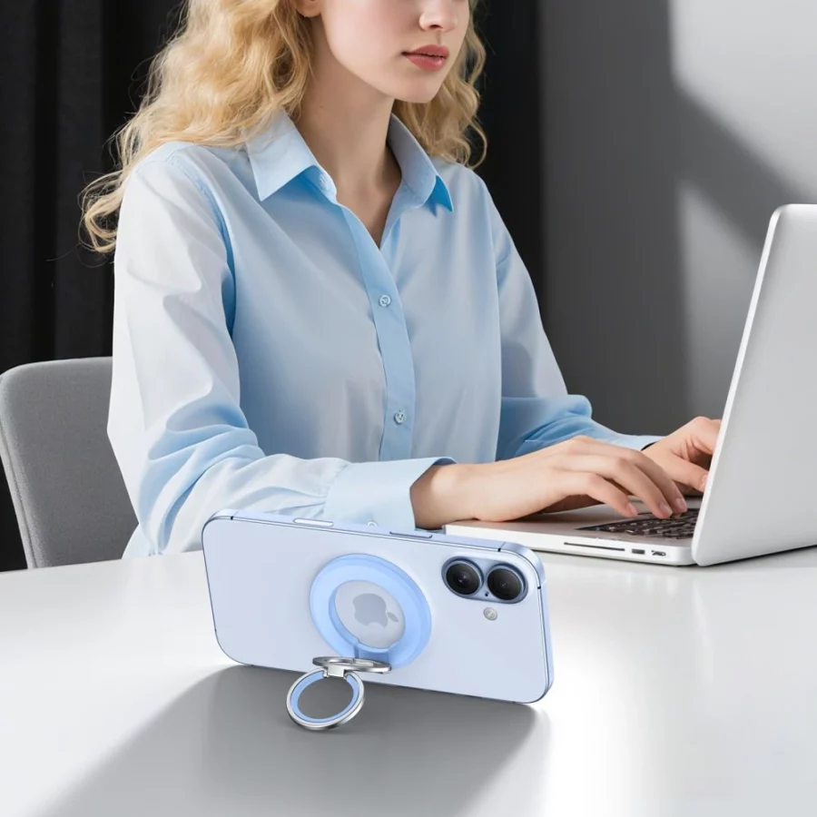 Uchwyt Tech-Protect MMR500 MagSafe na telefon - niebieski
