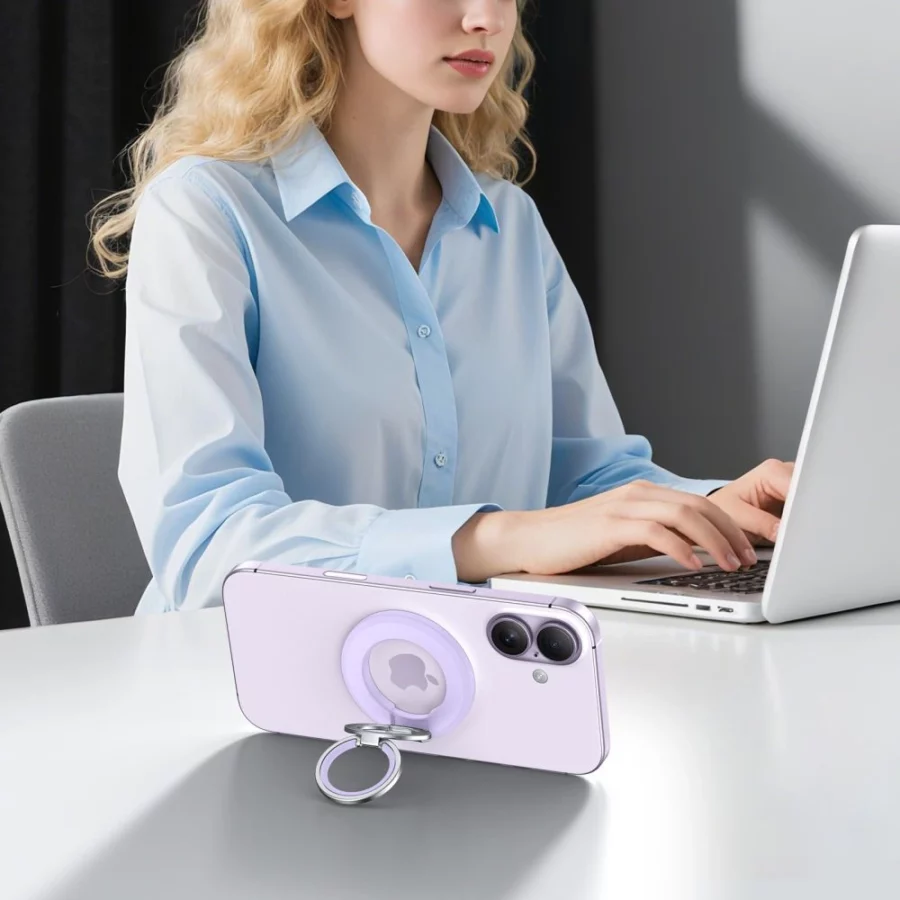 Uchwyt Tech-Protect MMR500 MagSafe na telefon - fioletowy