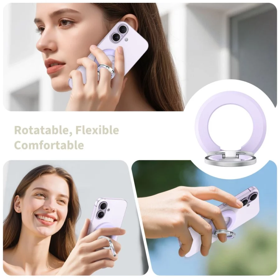 Uchwyt Tech-Protect MMR500 MagSafe na telefon - fioletowy