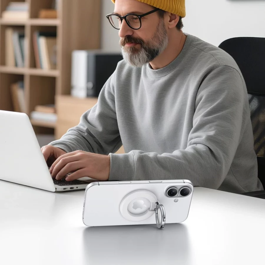 Uchwyt Tech-Protect MMR500 MagSafe na telefon - biały