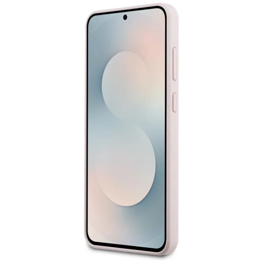 Etui Karl Lagerfeld Silicone Karl & Choupette Heads MagSafe na Samsung Galaxy S25 FE - różowe