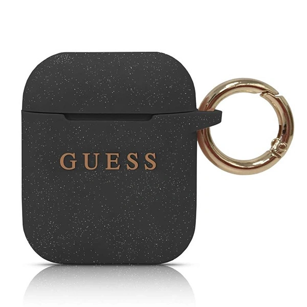 Etui Guess Silicone Cover na AirPods 1 / 2 - czarne