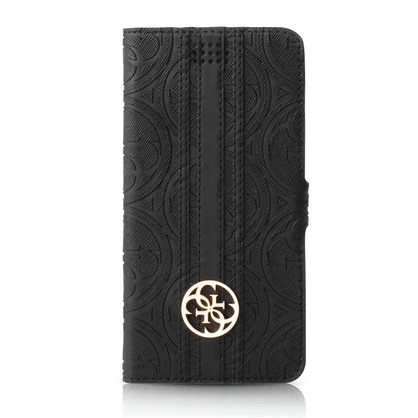Etui Guess 4G Heritage Book Universal L 4.6" - 5.2" - czarne