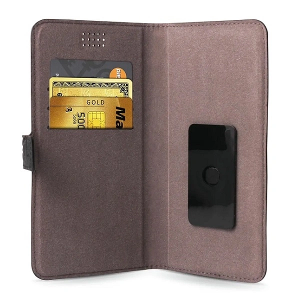 Etui Guess 4G Heritage Book Universal L 4.6" - 5.2" - czarne
