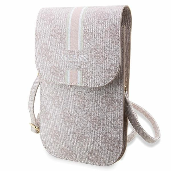 Torebka Guess 4G Stripe - różowa