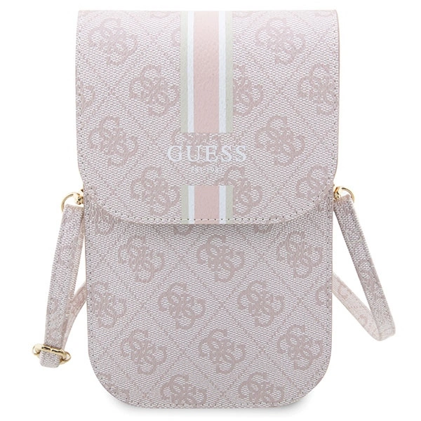 Torebka Guess 4G Stripe - różowa