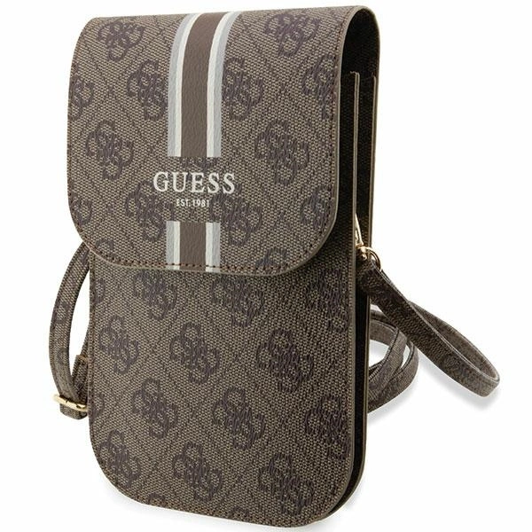 Torebka Guess 4G Stripe - brązowa