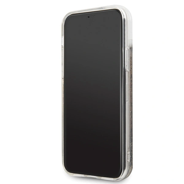 Etui Karl Lagerfeld Karl logo Glitter na iPhone 11 Pro - czarne