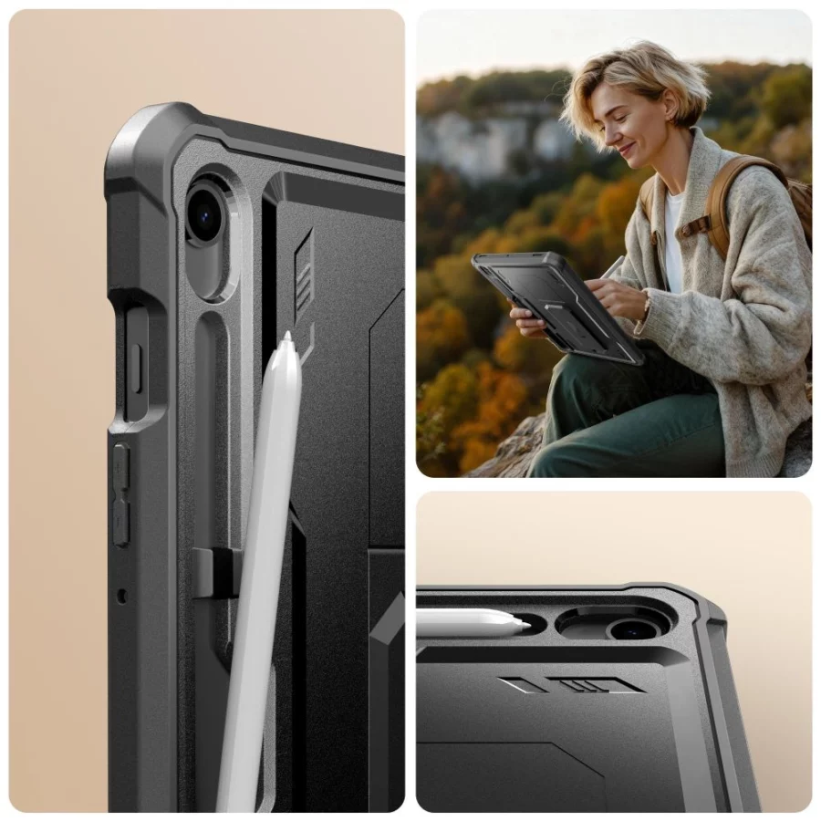 Etui Tech-Protect Kevlar Pro na Samsung Galaxy Tab S9 - czarne