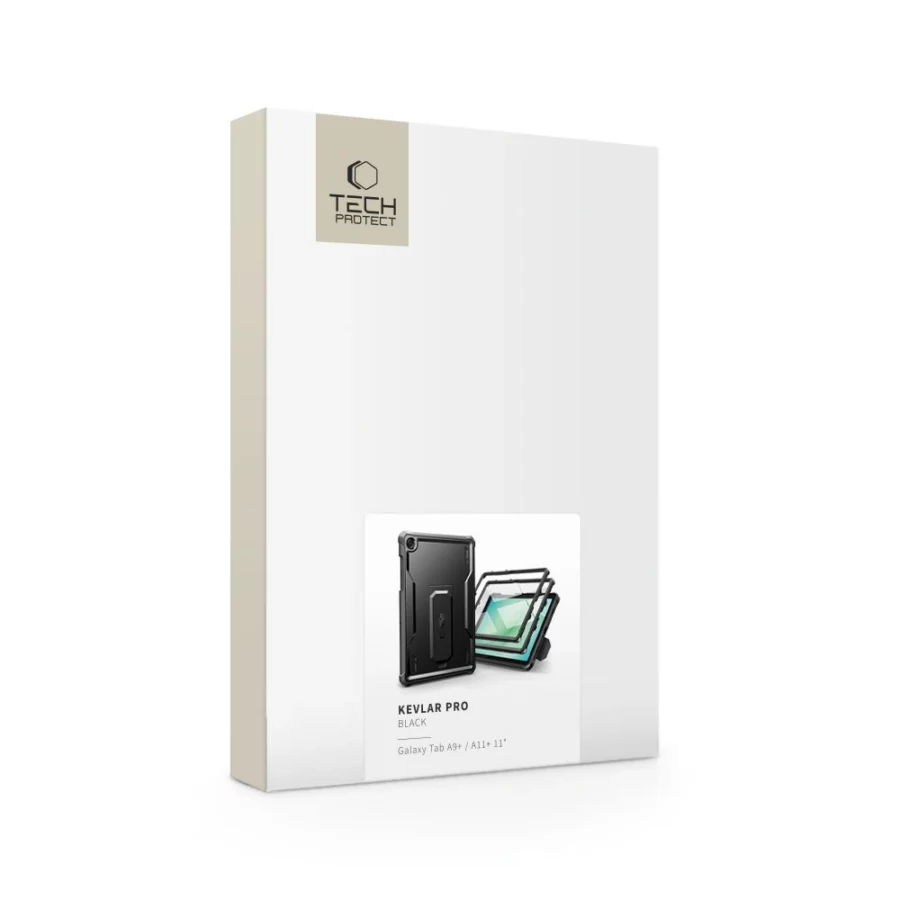 Etui Tech-Protect Kevlar Pro na Samsung Galaxy Tab A9+ / A11+ - czarne