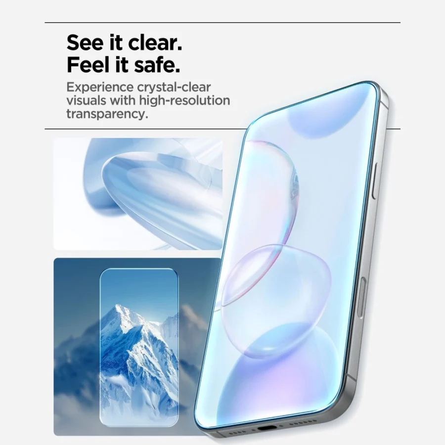 Szkło hartowane Spigen Glas.tR AlignMaster Slim 3-Pack na iPhone 17 Pro