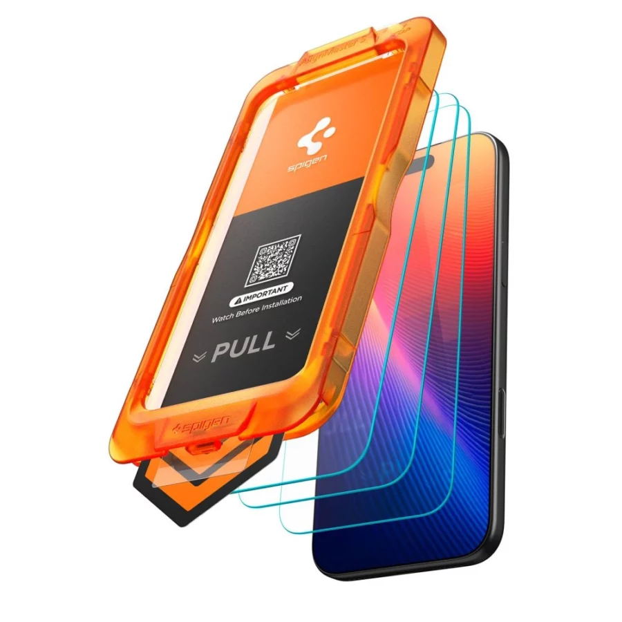 Szkło hartowane Spigen Glas.tR AlignMaster Slim 3-Pack na iPhone 17 Pro Max