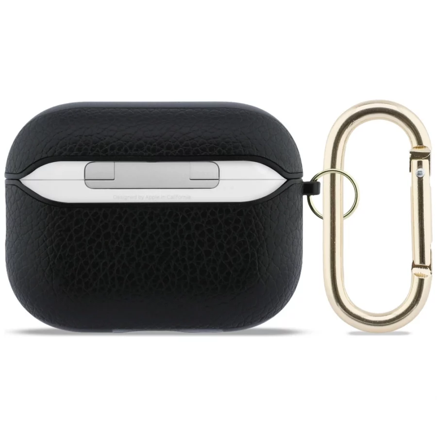 Etui Guess Grained Classic Logo na AirPods Pro 3 - czarne