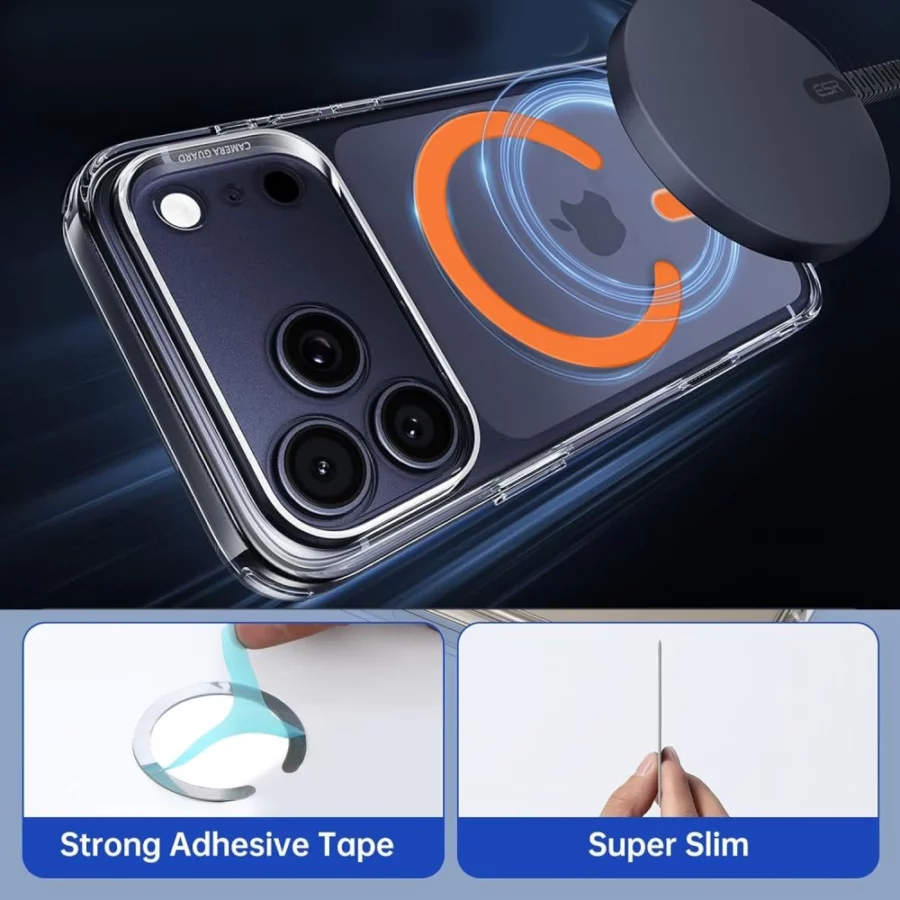Pierścień magnetyczny MagSafe Tech-Protect MMP-200 na telefon - pomarańczowy