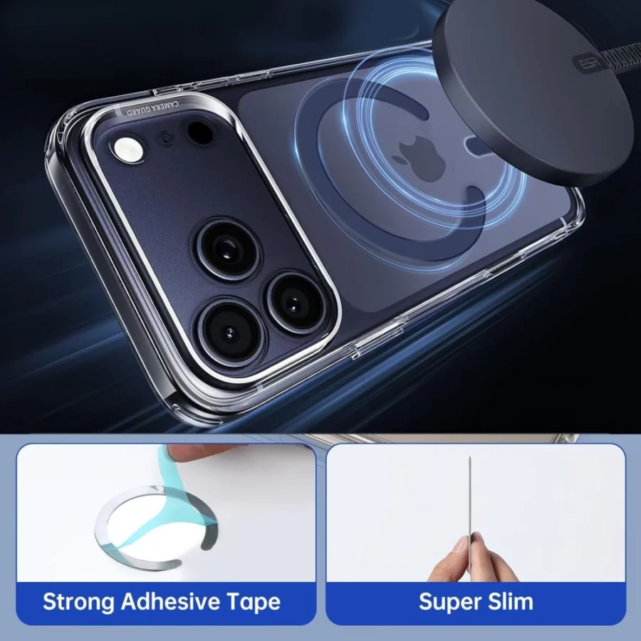 Pierścień magnetyczny MagSafe Tech-Protect MMP-200 na telefon - granatowy