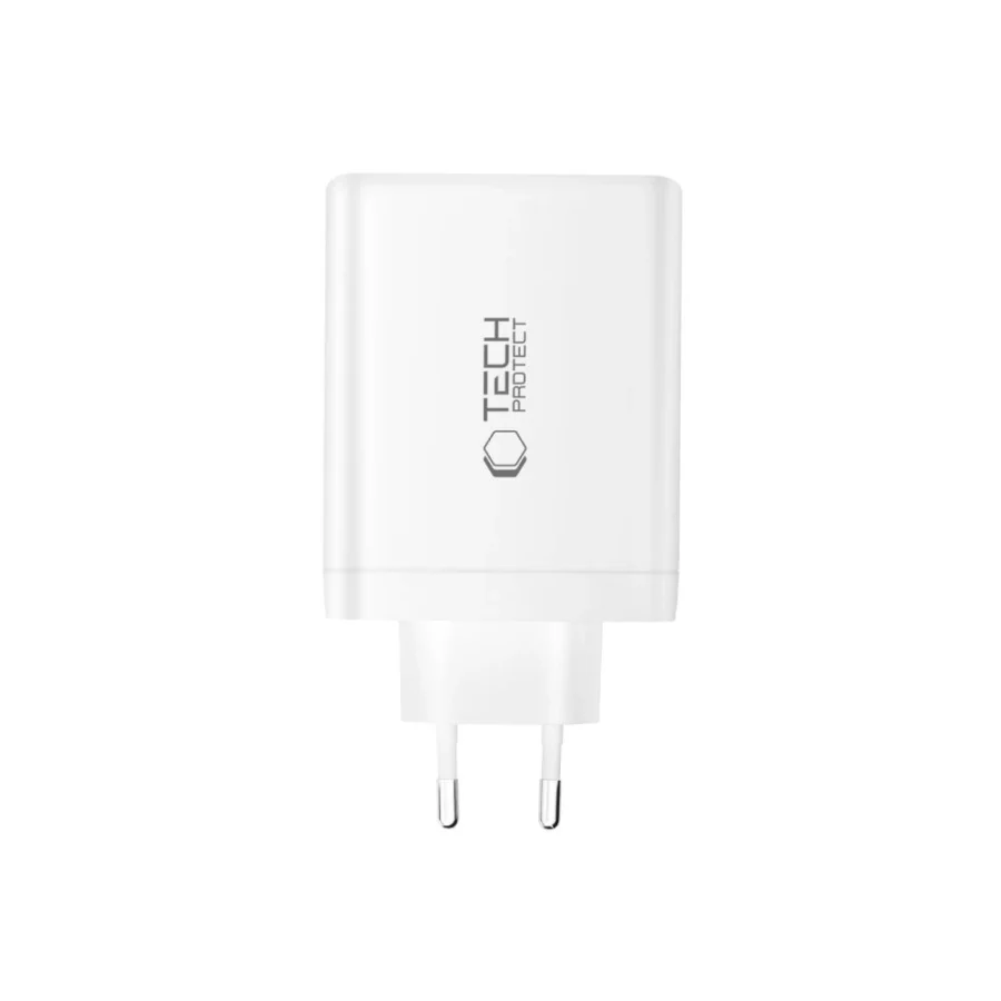 Ładowarka sieciowa Tech-Protect NC140W-GAN 4-Porty 140W - biała