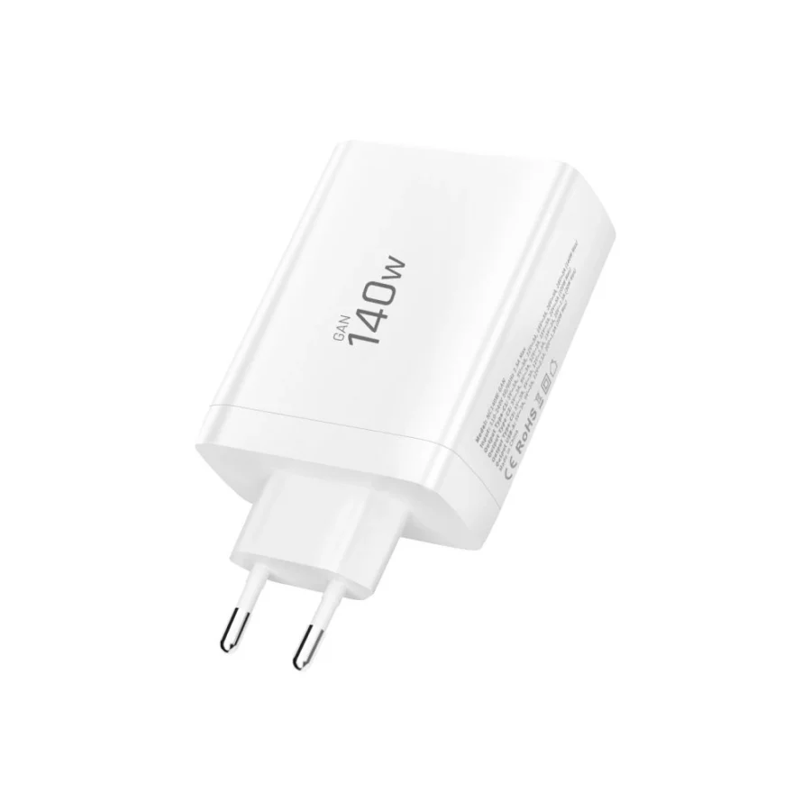 Ładowarka sieciowa Tech-Protect NC140W-GAN 4-Porty 140W - biała