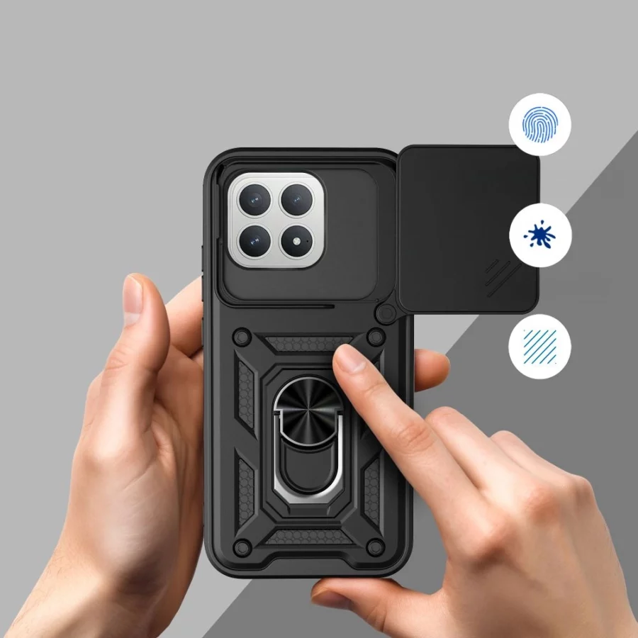 Etui Tech-Protect CamShield Pro na Xiaomi Poco F8 - czarne