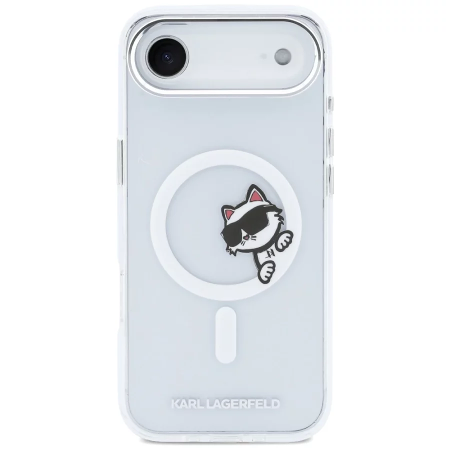 Etui Karl Lagerfeld IML Peekaboo MagSafe na iPhone Air - przezroczyste