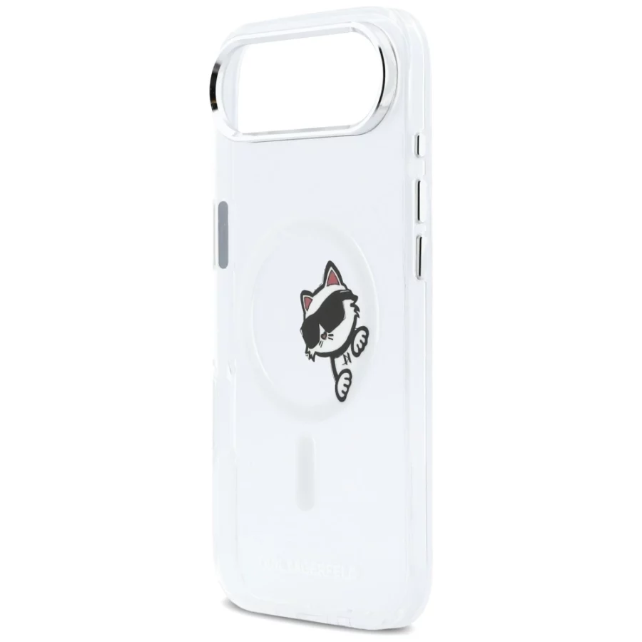 Etui Karl Lagerfeld IML Peekaboo MagSafe na iPhone Air - przezroczyste
