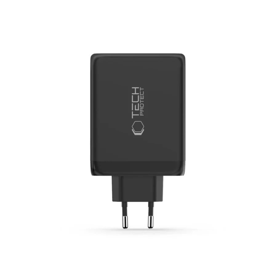 Ładowarka sieciowa Tech-Protect NC200W-GaN 4-Porty 200W - czarna