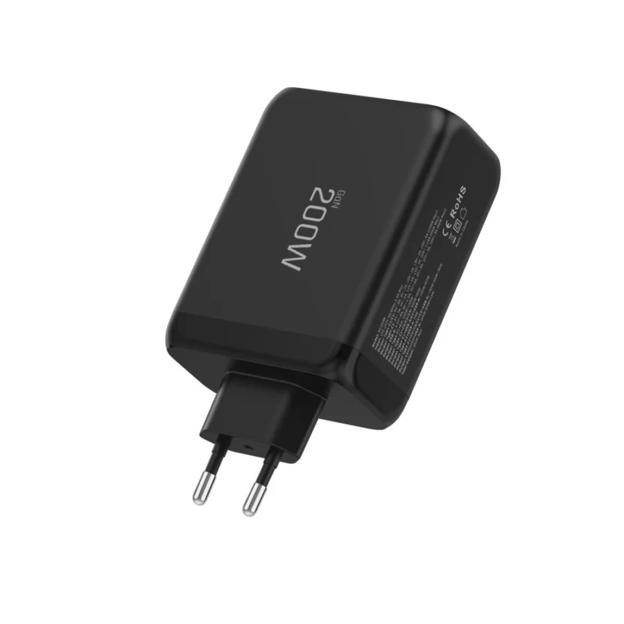 Ładowarka sieciowa Tech-Protect NC200W-GaN 4-Porty 200W - czarna