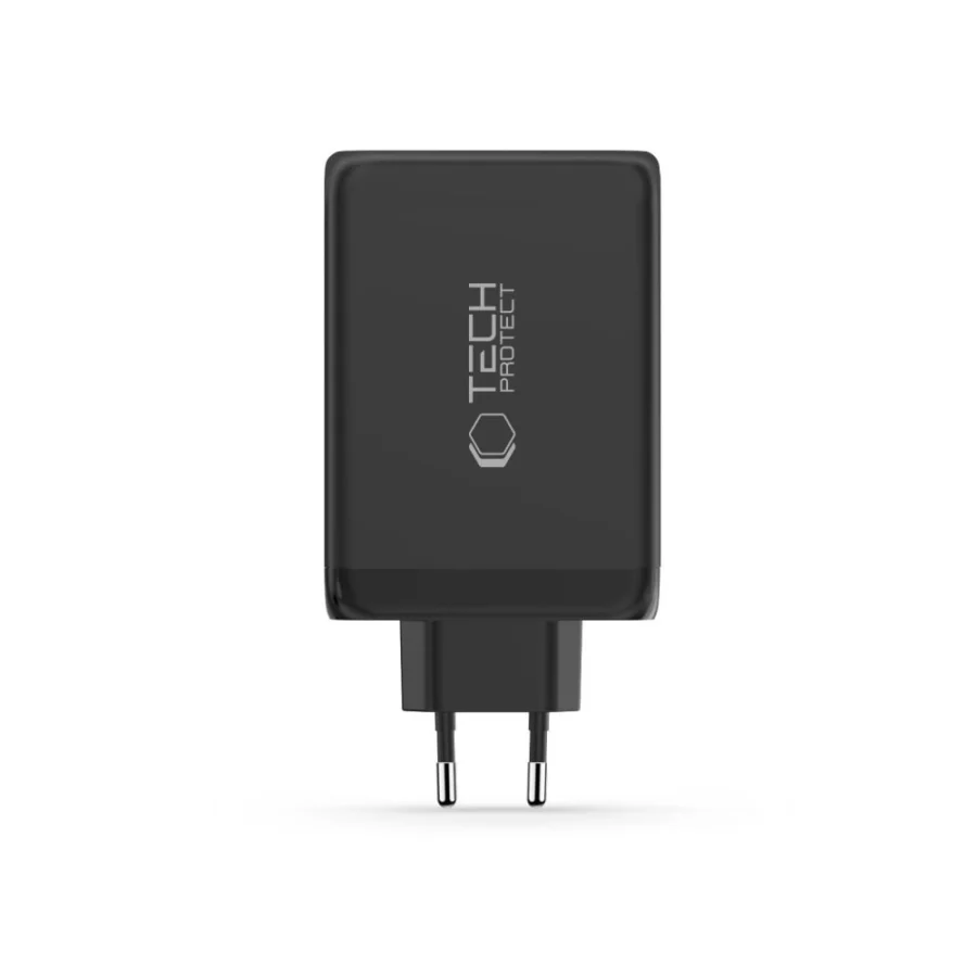 Ładowarka sieciowa Tech-Protect NC240W-GaN 4-Porty 240W - czarna